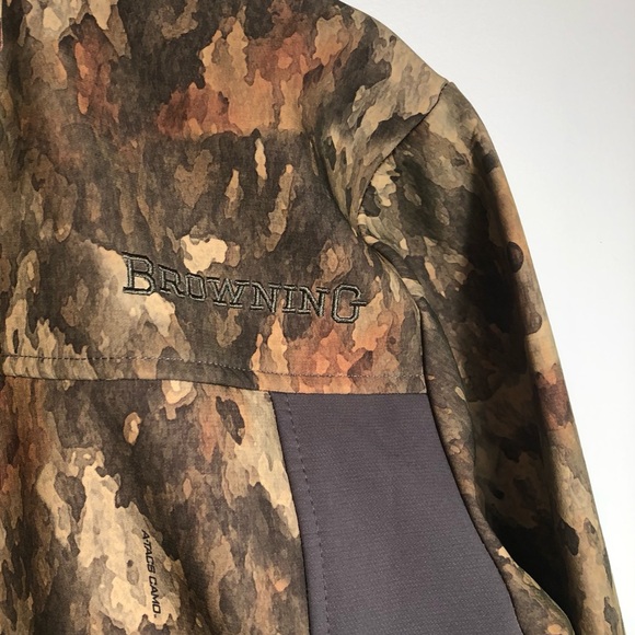 Browning For Women A-Tacs Camo and Grey Hunting Jacket Size Medium - Picture 9 of 16